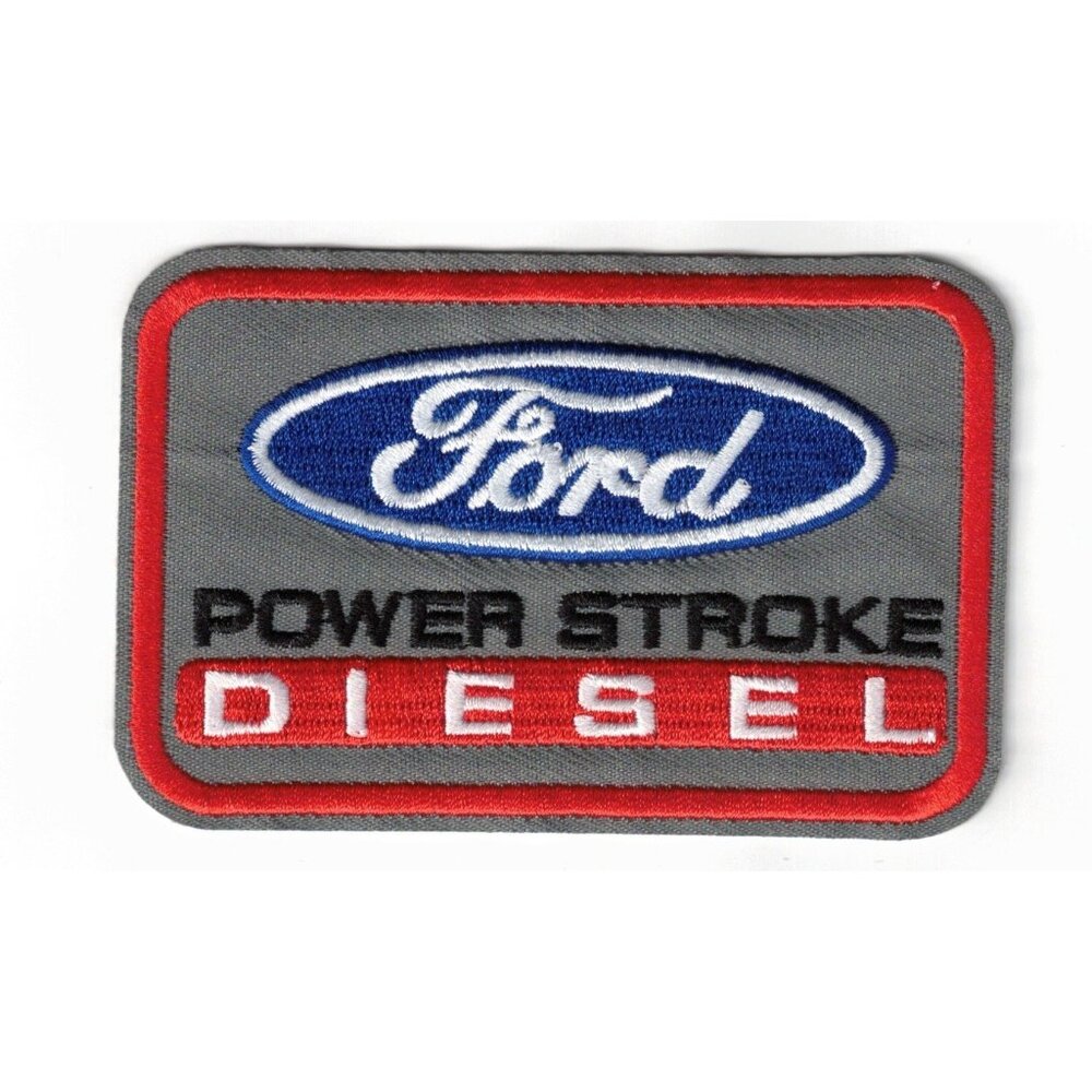 Ford Power Stroke Diesel Automotive 3x2in Embroidered Sew / Iron-on Patch